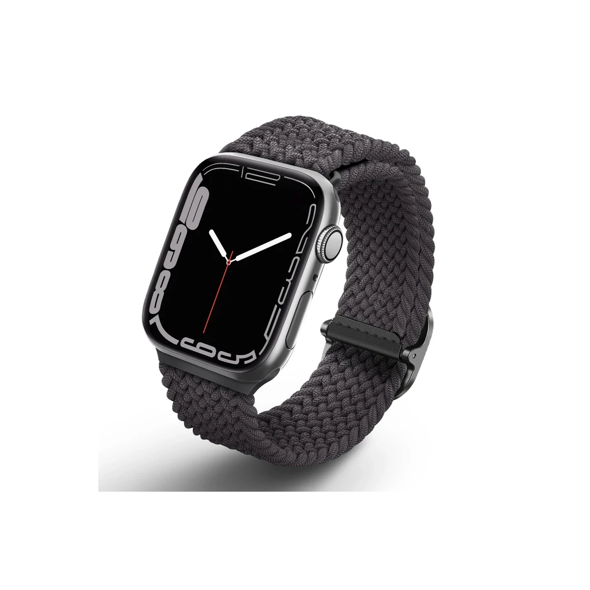 Uniq Apple Watch 41mm Aspen Örgülü Kordon - Gri
