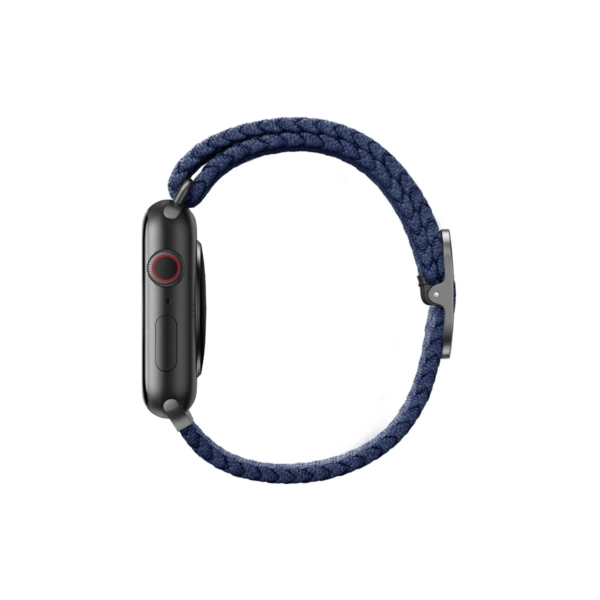 Uniq Apple Watch 41mm Aspen Örgülü Kordon - Mavi