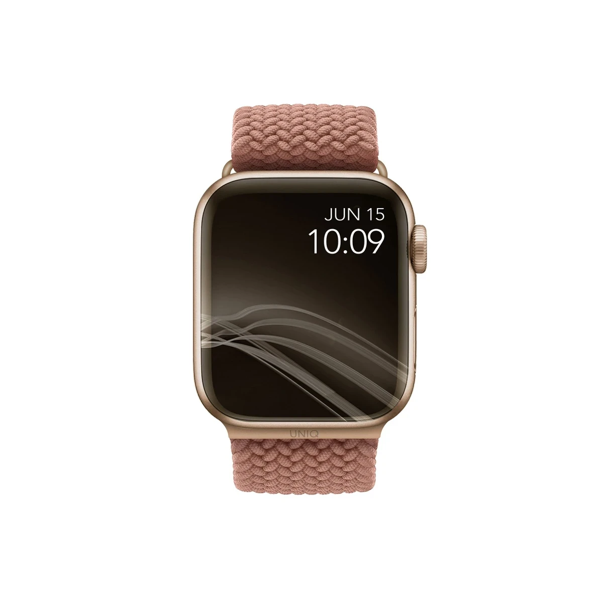 Uniq Apple Watch 41mm Aspen Örgülü Kordon - Pembe