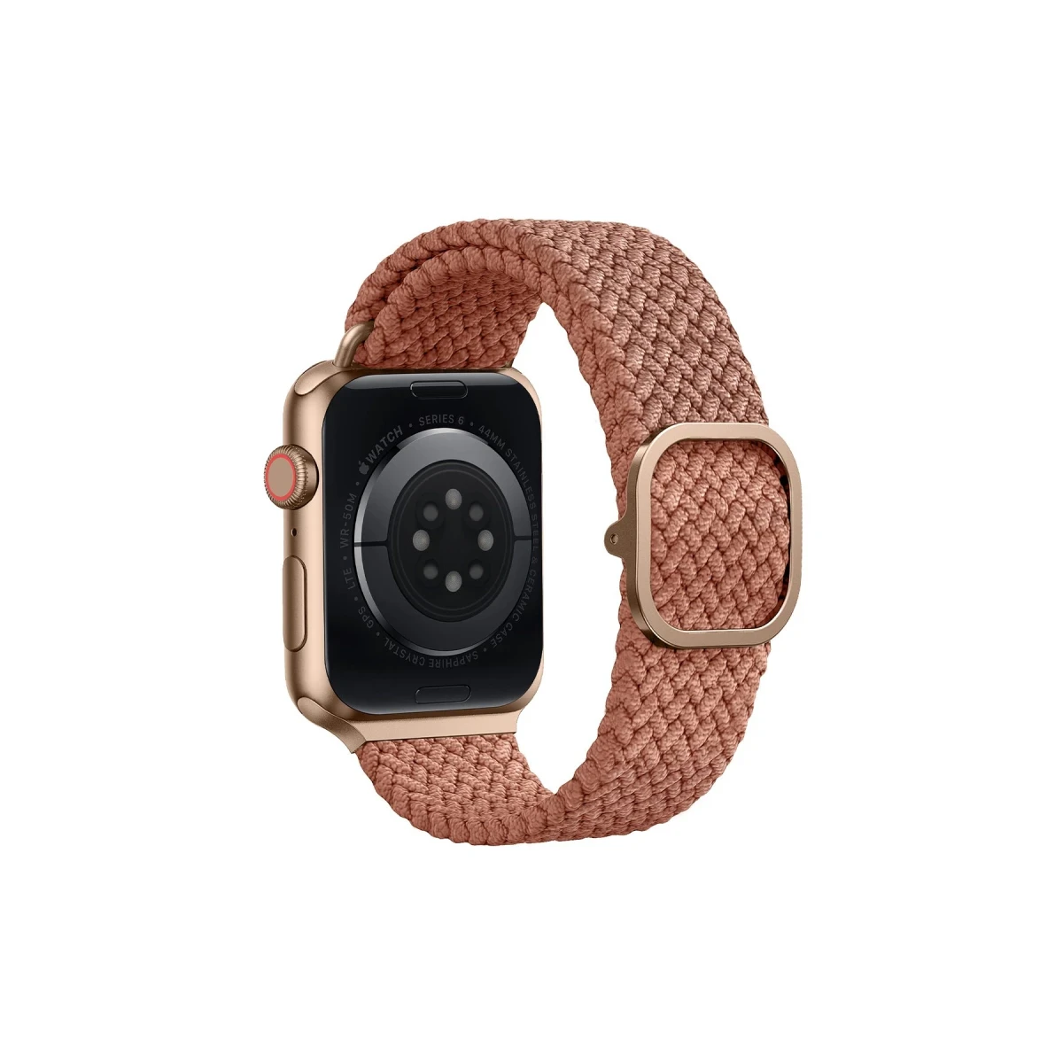Uniq Apple Watch 41mm Aspen Örgülü Kordon - Pembe