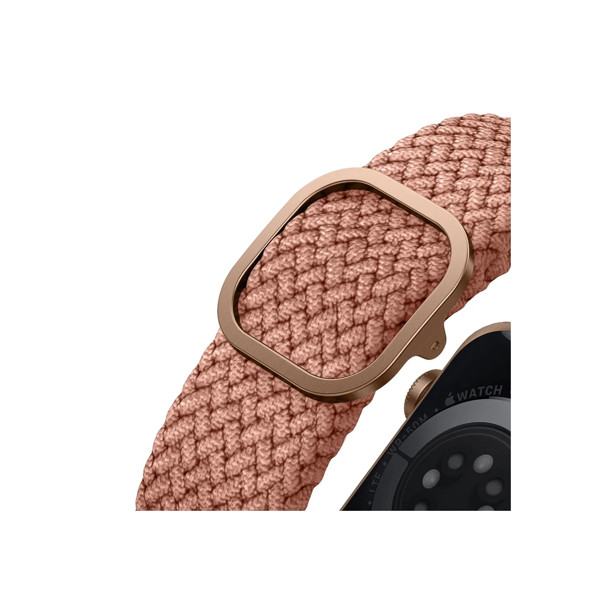 Uniq Apple Watch 41mm Aspen Örgülü Kordon - Pembe