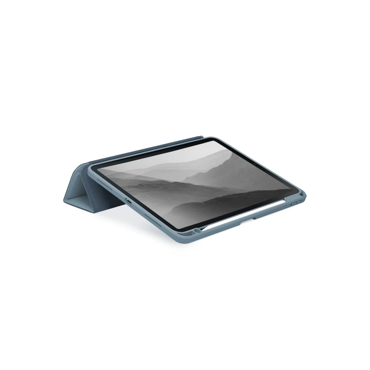 Uniq Apple iPad Air 13 (2024) Moven Standlı Tablet Kapak - Mavi