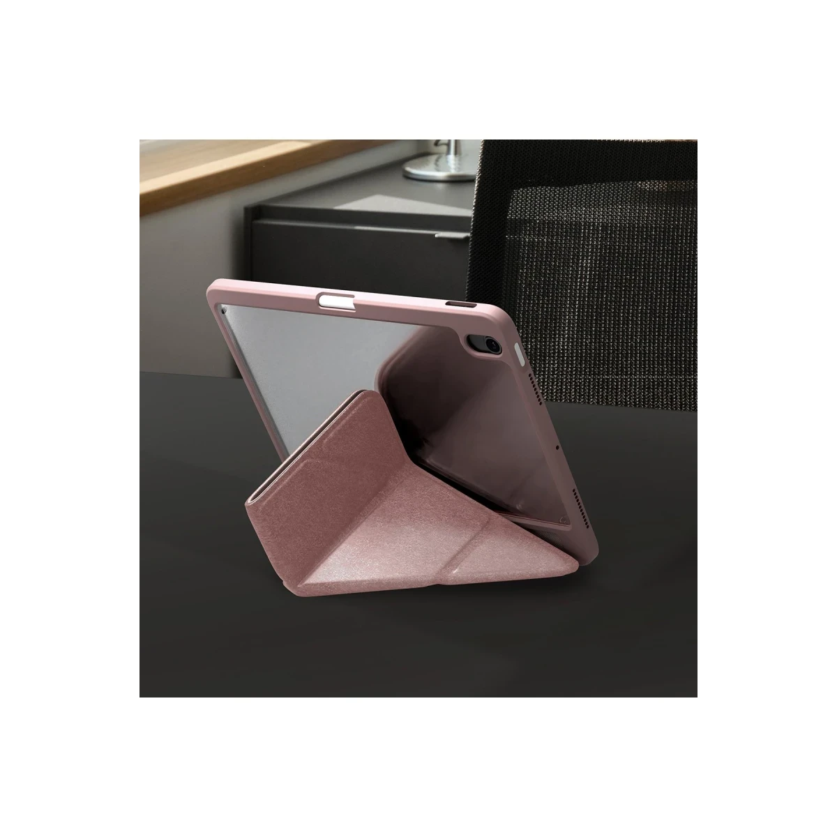 Uniq Apple iPad Air 13 (2024) Moven Standlı Tablet Kapak - Pembe