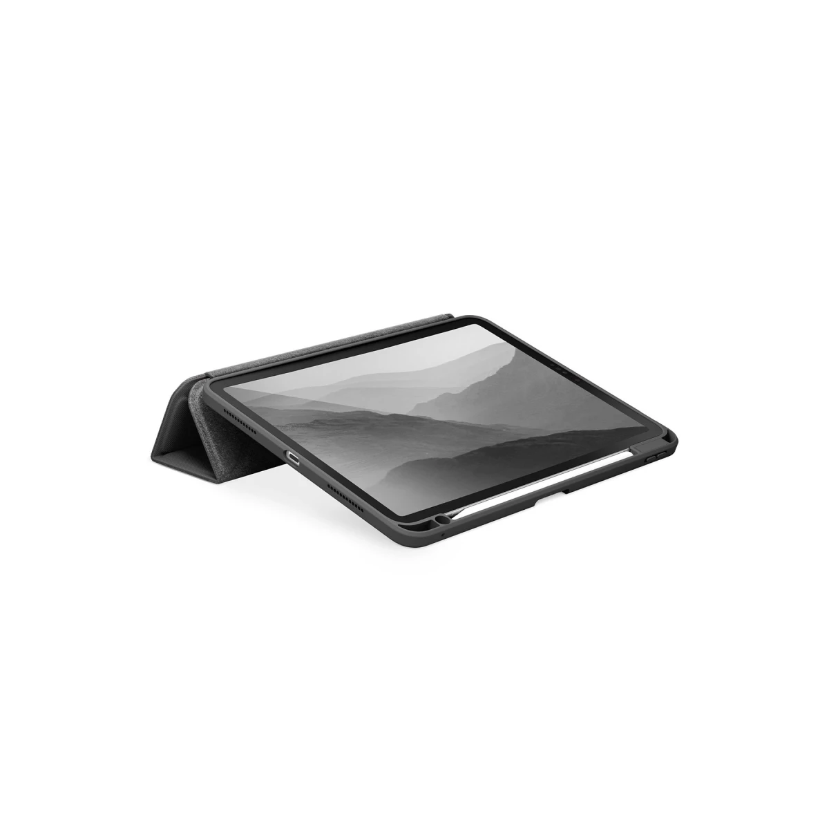 Uniq Apple iPad Pro 13 (2024) Moven Standlı Tablet Kapak - Gri