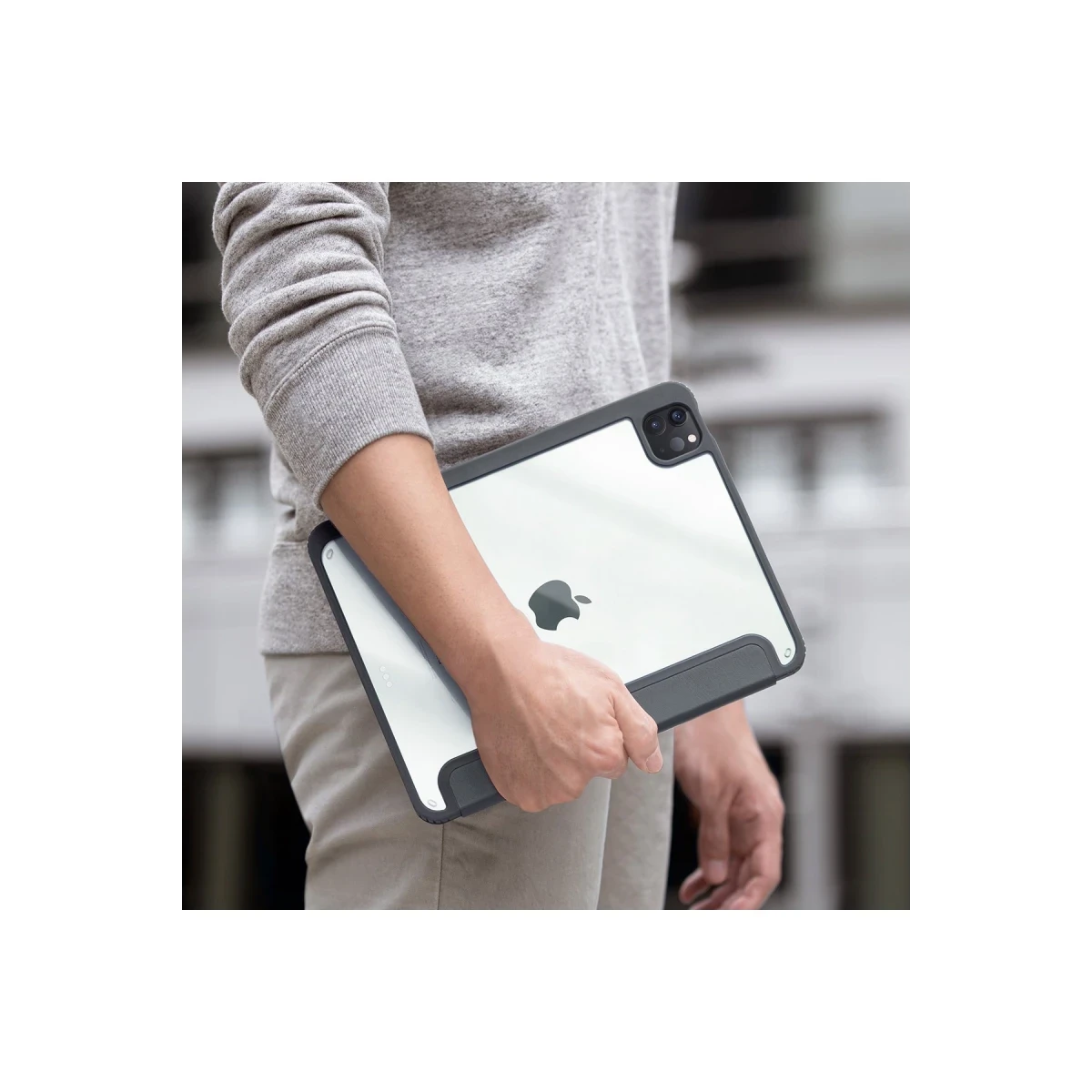 Uniq Apple iPad Air 11 (2024) Moven Standlı Tablet Kapak - Pembe