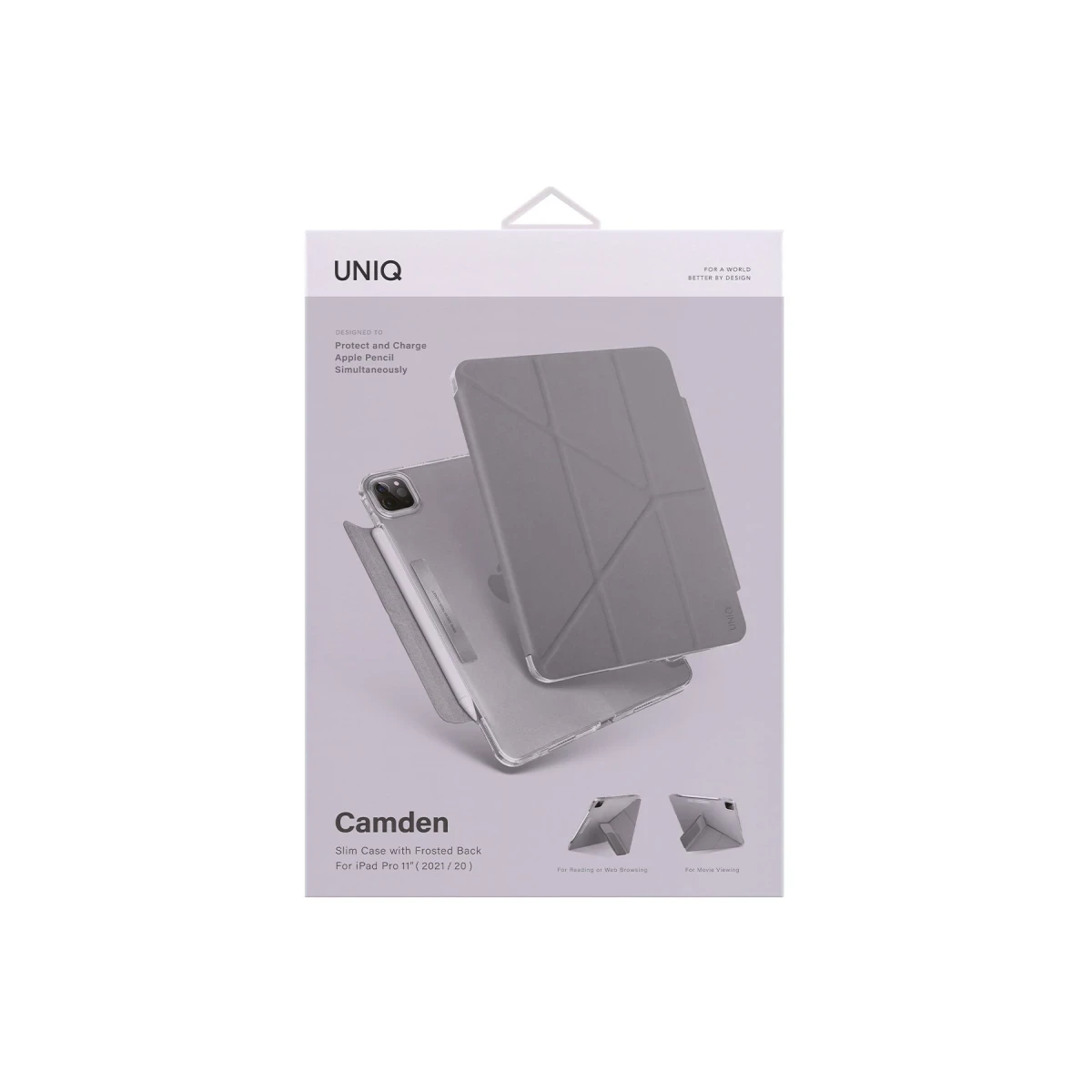 Uniq Apple iPad Pro 11 (2022) Camden Katlanabilir Tablet Kapak - Mavi