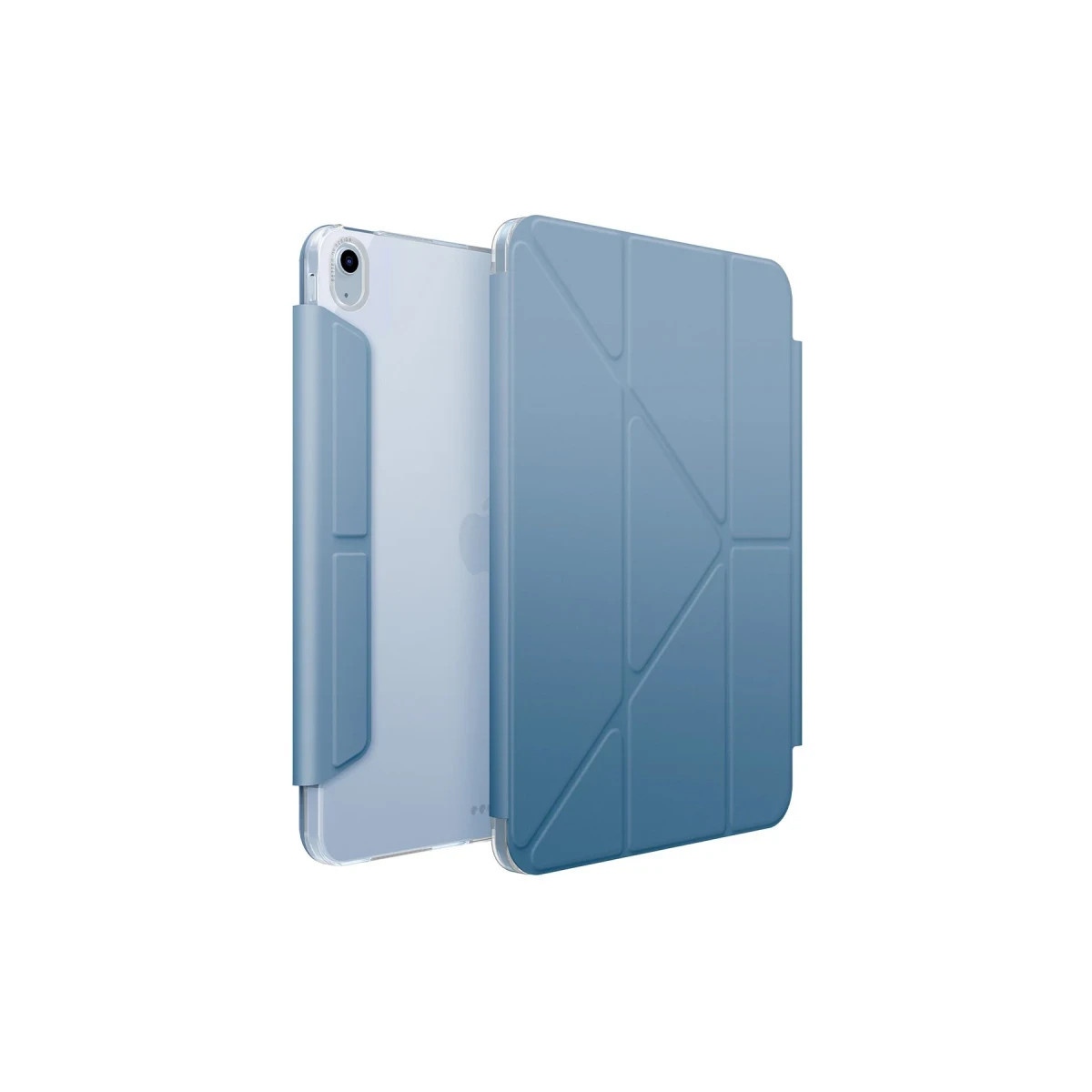 Uniq Apple iPad Air 13 (2024) Camden Katlanabilir Tablet Kapak - Koyu Mavi