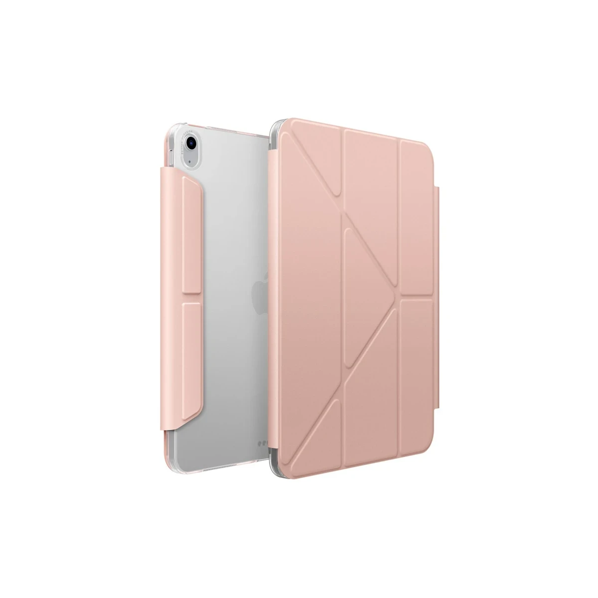 Uniq Apple iPad Air 11 (2024) Camden Katlanabilir Tablet Kapak - Pembe