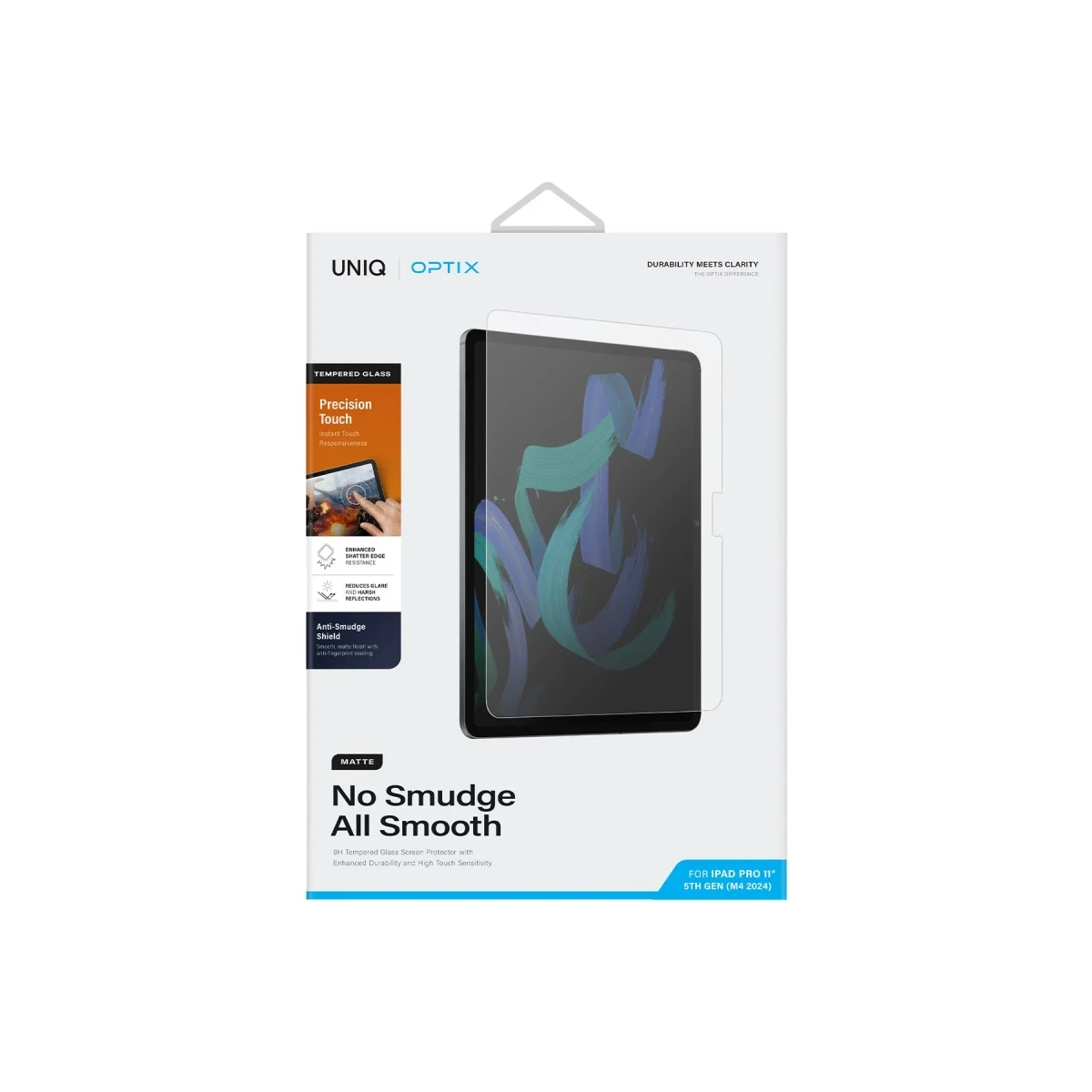 Uniq Apple iPad Pro 11 (2024) Optix Tablet Mat Ekran Koruyucu - Şeffaf