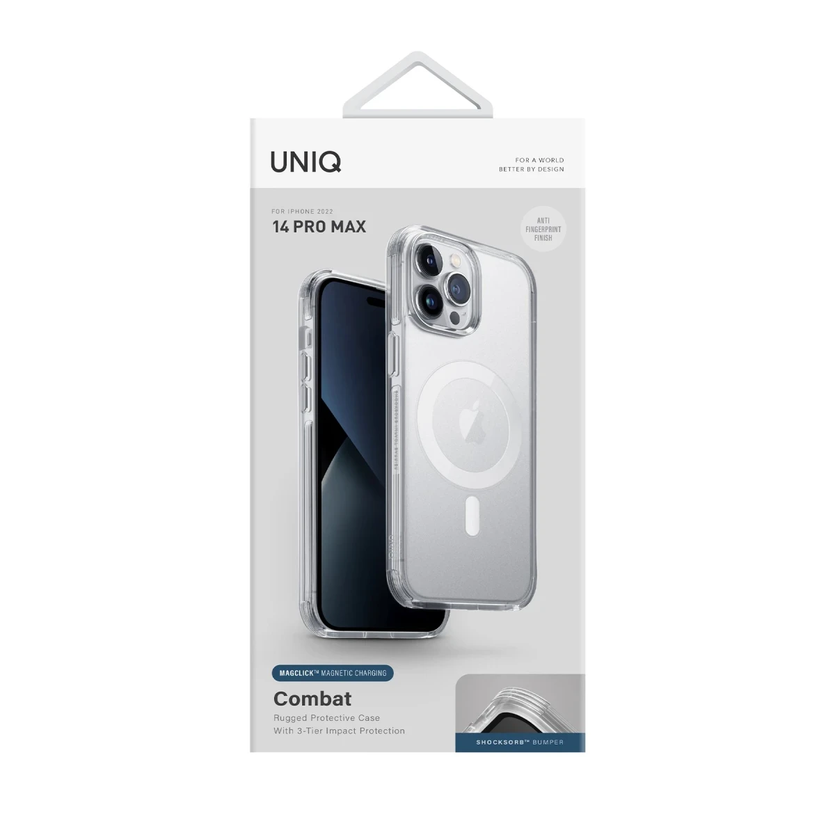 Uniq Apple iPhone 14 Pro Combat Magsafe Kapak - Şeffaf