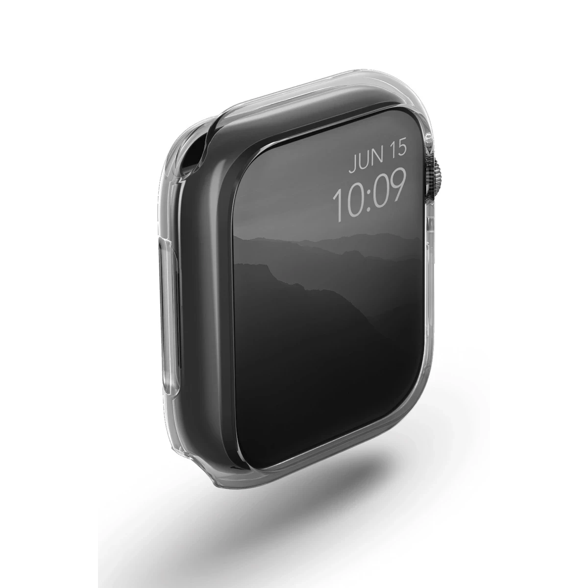 Uniq Apple Watch 45mm Glase Dual Pack Kasa Koruyucu - Siyah-Şeffaf