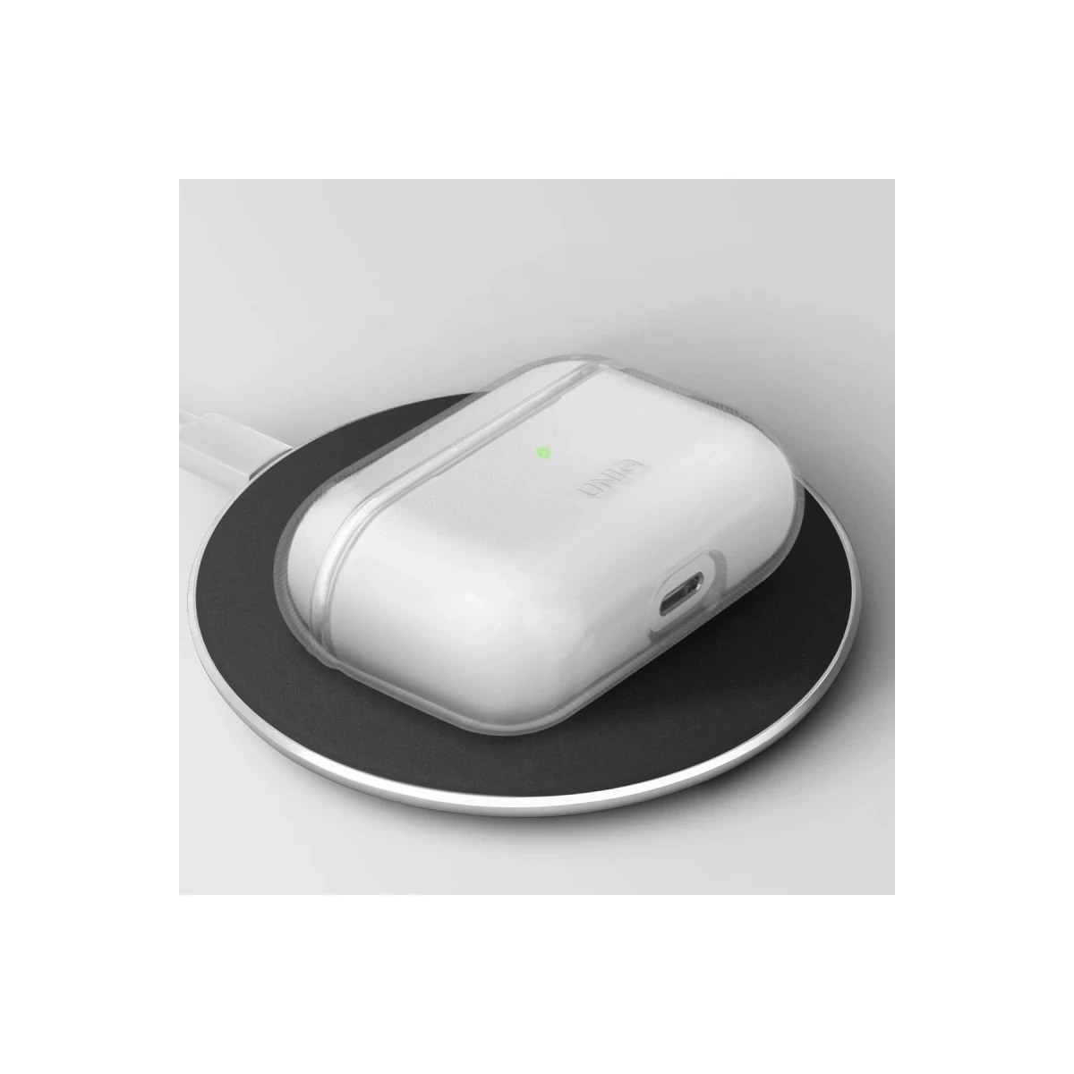 Uniq Apple Airpods Pro 2 (2.nesil) Glase Silikon Kılıf - Şeffaf