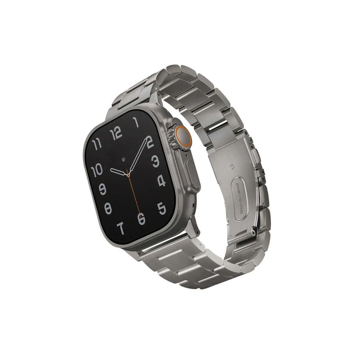 Uniq Apple Watch 42-44-45-49mm Osta Metal Kordon - Gümüş