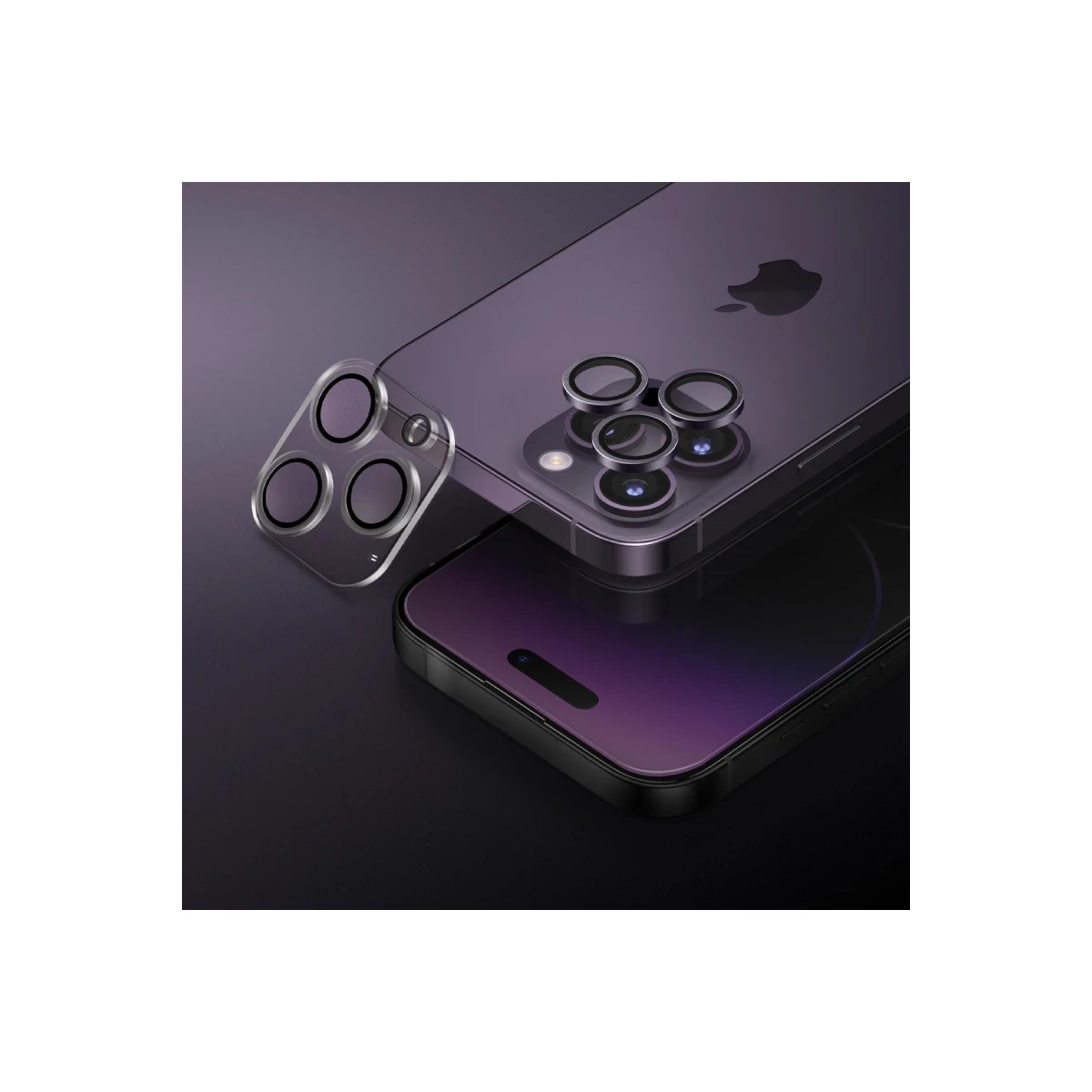 Uniq Apple iPhone 15 Optix Kamera Lens Koruyucu - Şeffaf