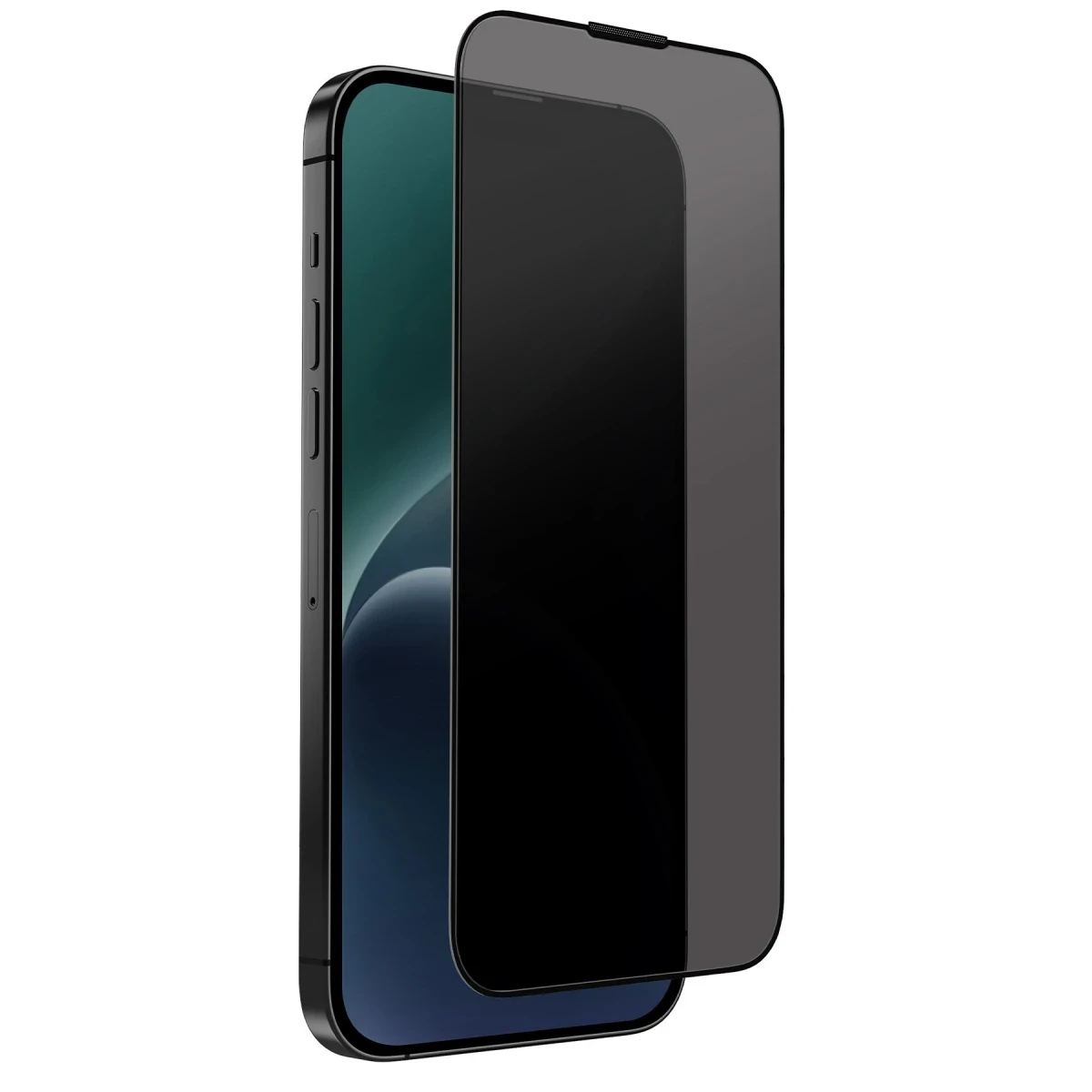 Uniq Apple iPhone 14 Optix Hayalet Cam Ekran Koruyucu - Siyah