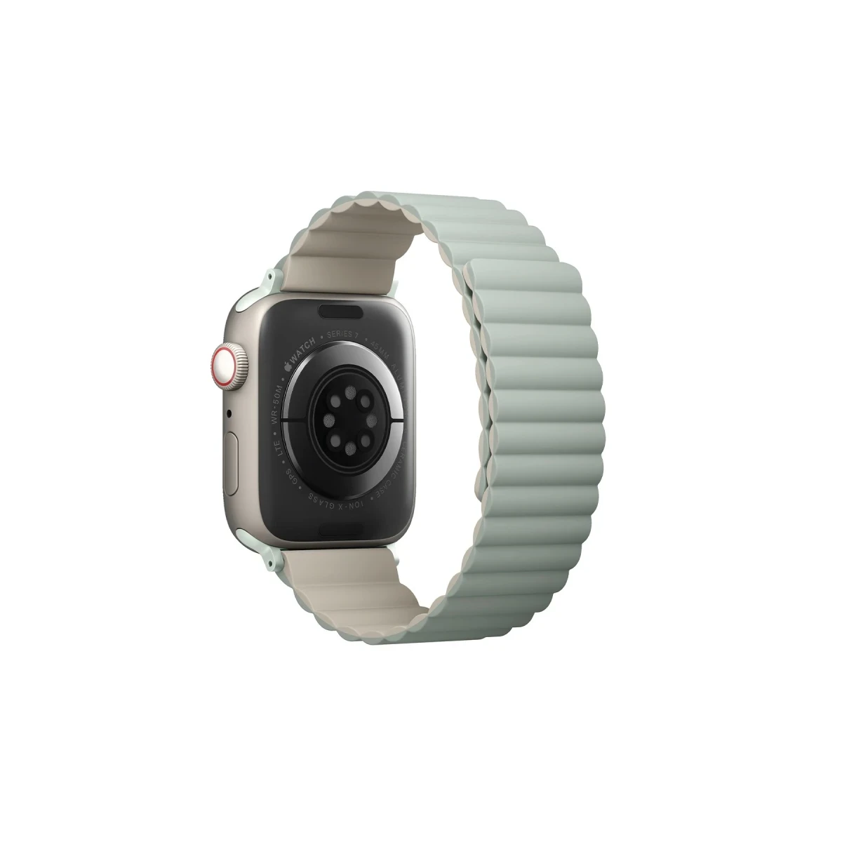 Uniq Apple Watch 41mm Revix Reversible Manyetik Kordon - Yeşil-Bej
