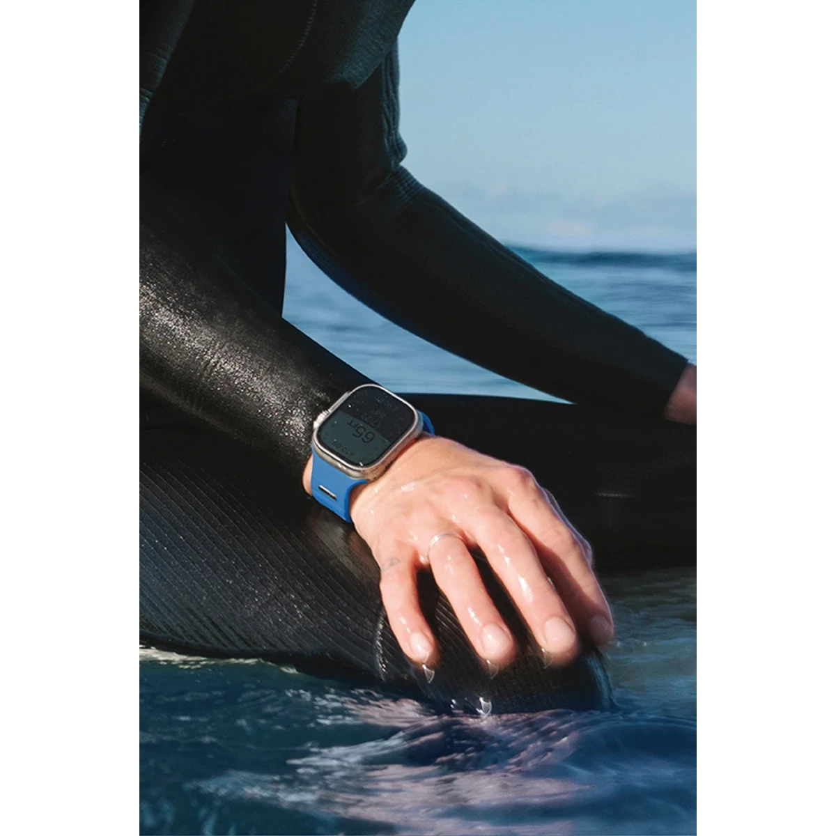 Uniq Apple Watch 41mm Stride FKM Silikon Kordon - Pembe
