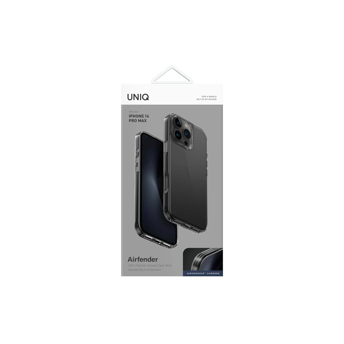 Uniq Apple iPhone 16 Pro Air Fender Kapak - Füme