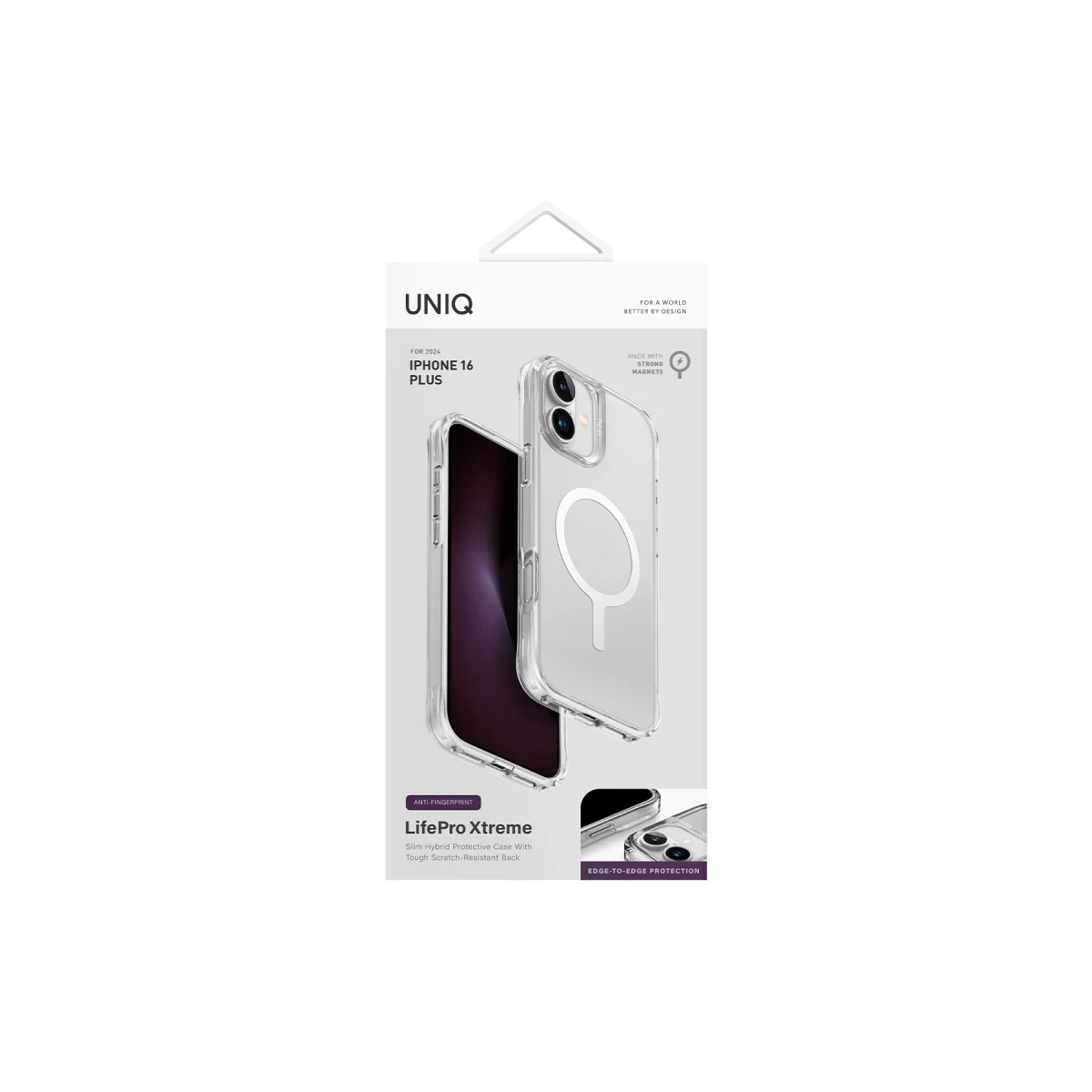 Uniq Apple iPhone 16 Plus LifePro Xtreme Magsafe Kapak - Şeffaf