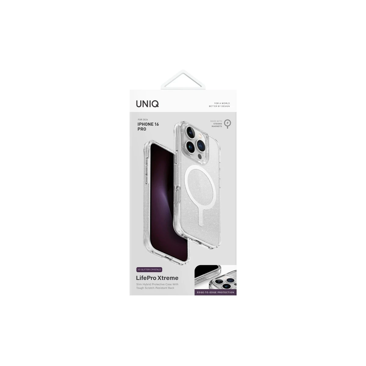 Uniq Apple iPhone 16 Pro Max LifePro Xtreme Magsafe Kapak - Simli