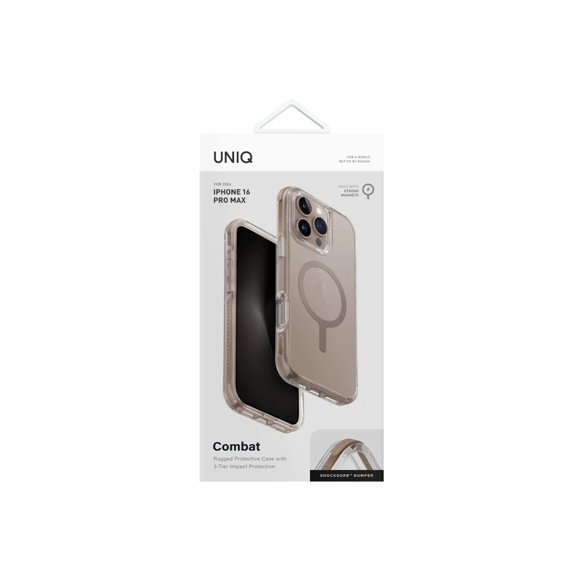 Uniq Apple iPhone 16 Pro Combat Magsafe Kapak - Gold