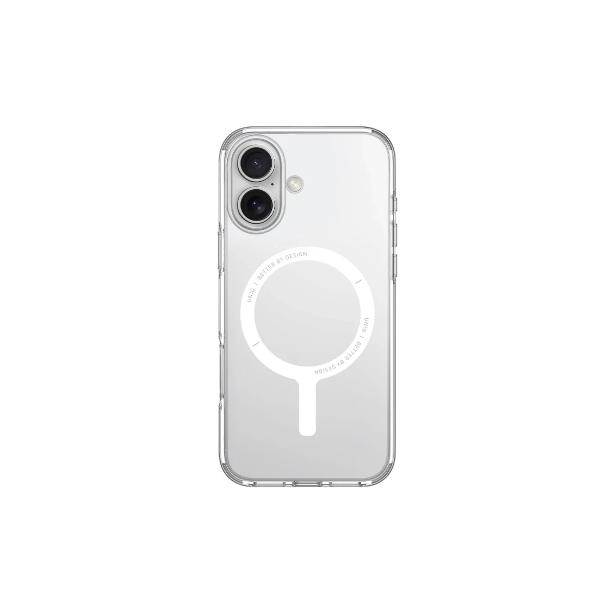 Uniq Apple iPhone 16 Clario Magsafe Kapak - Şeffaf