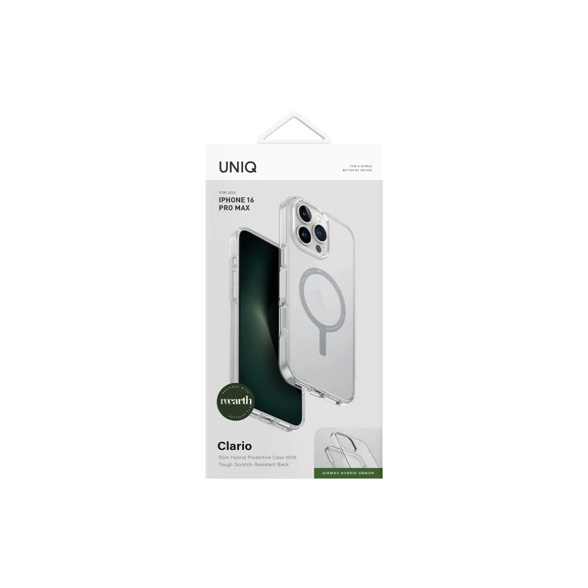 Uniq Apple iPhone 16 Pro Max Clario Magsafe Kapak - Şeffaf