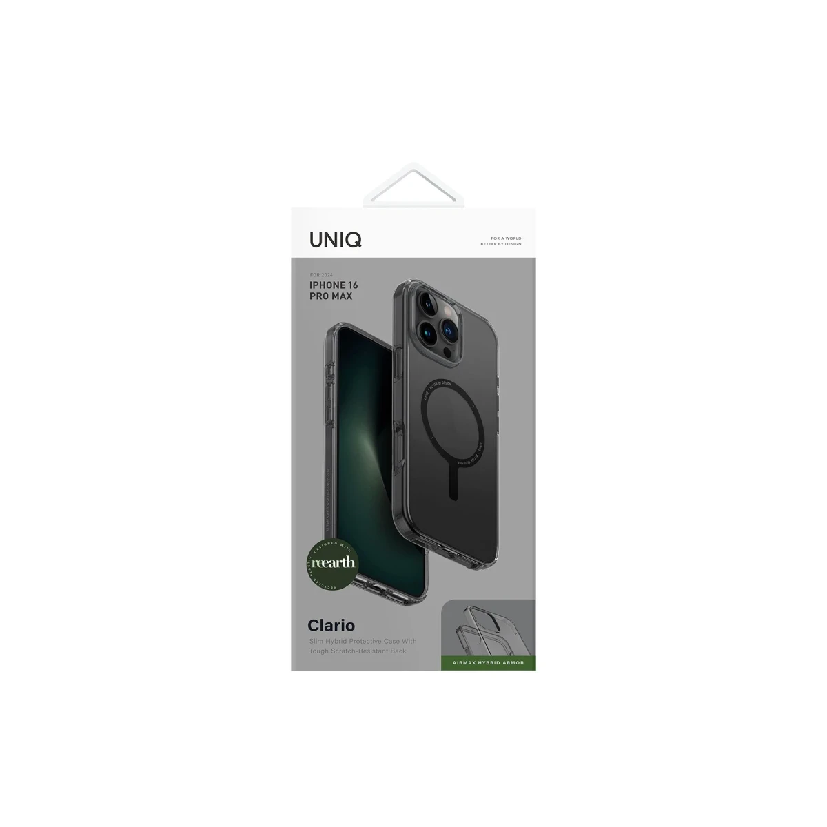 Uniq Apple iPhone 16 Pro Max Clario Magsafe Kapak - Siyah