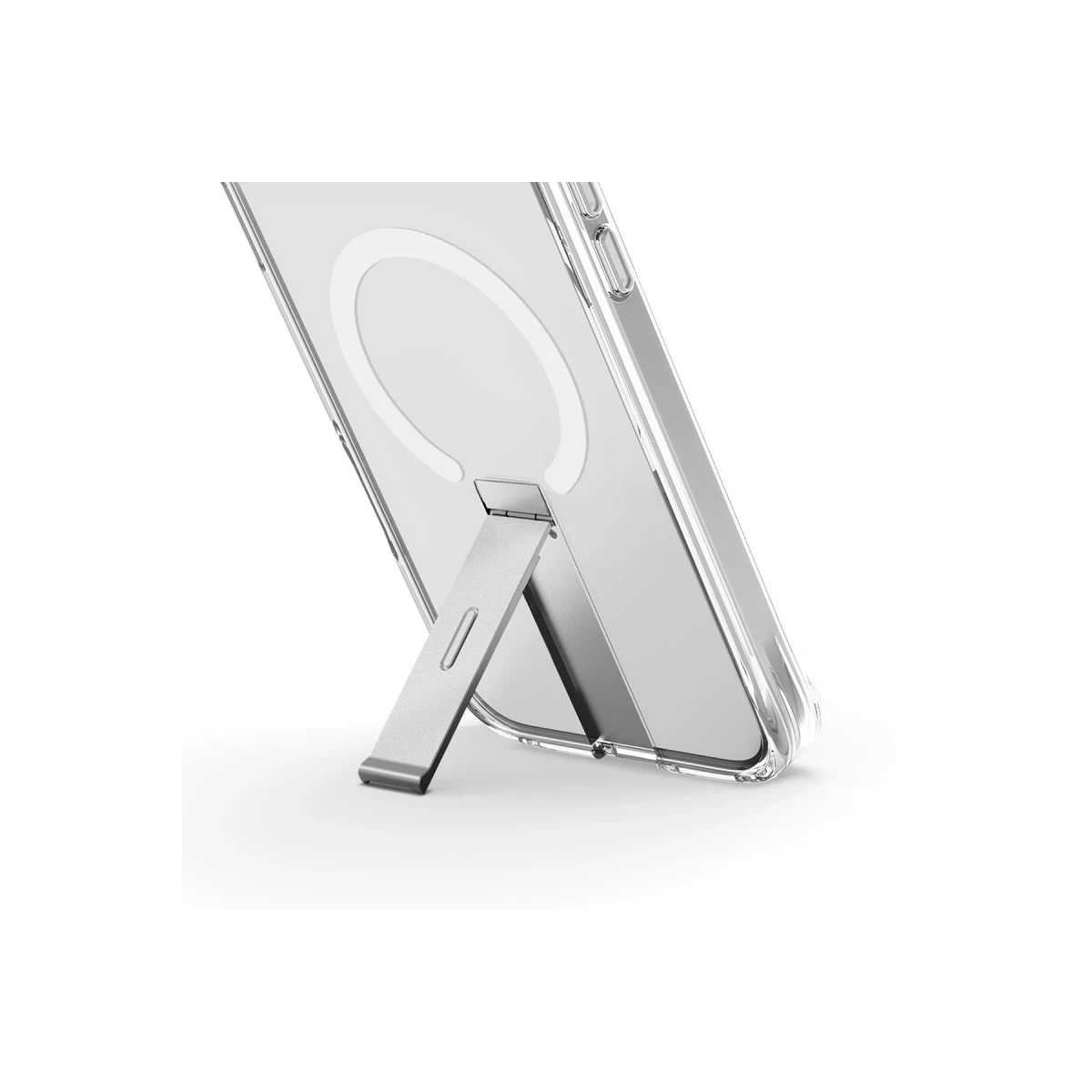 Uniq Apple iPhone 16 Pro Max Eleva Standlı Magsafe Kapak - Şeffaf