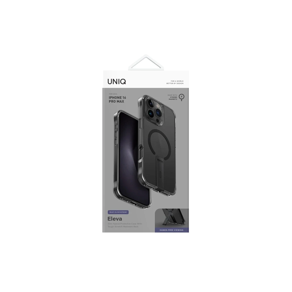 Uniq Apple iPhone 16 Pro Max Eleva Standlı Magsafe Kapak - Gold