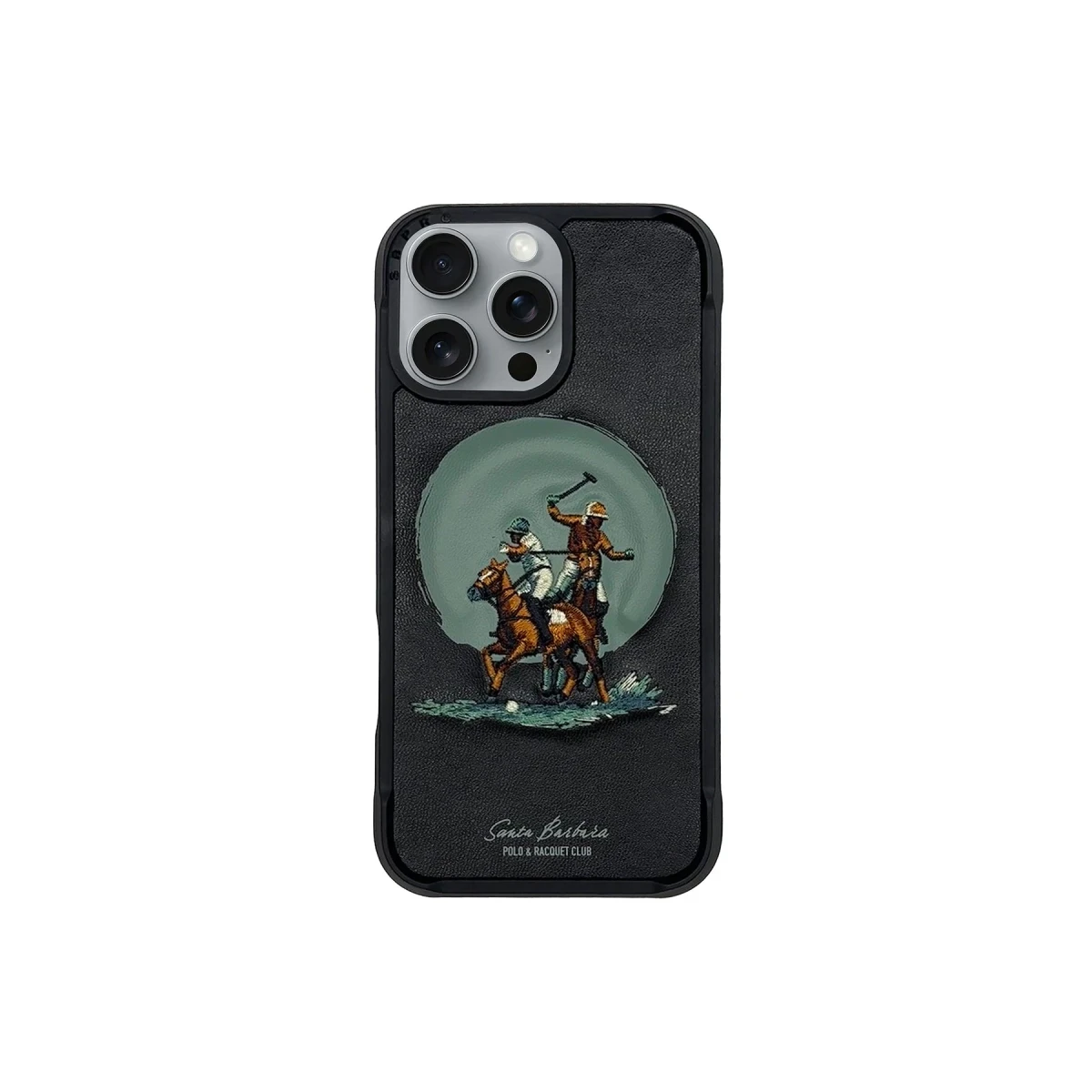 Santa Barbara Polo Racquet Club Apple iPhone 16 Pro Max Aubrey Magsafe Kapak - Siyah