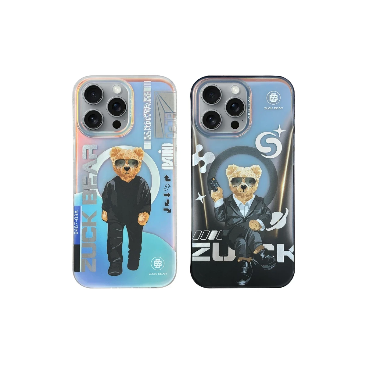 ZuckBear Apple iPhone 16 Pro Berlin Boss Magsafe Kapak - Zwei Charm