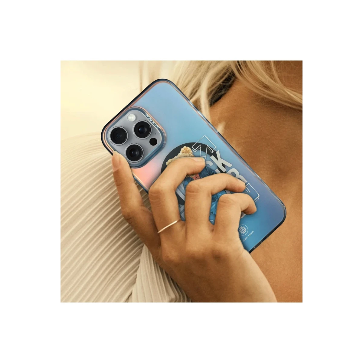 ZuckBear Apple iPhone 16 California Cool Magsafe Kapak - Jeans