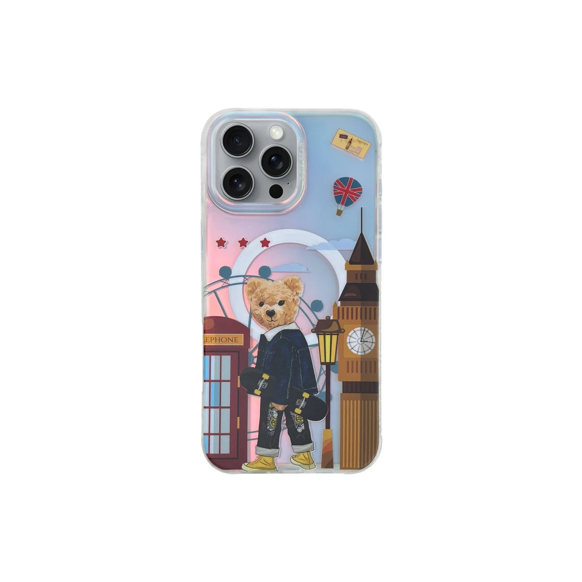 ZuckBear Apple iPhone 16 Pro Max Darnell Frosted Laser Magsafe Kapak - London