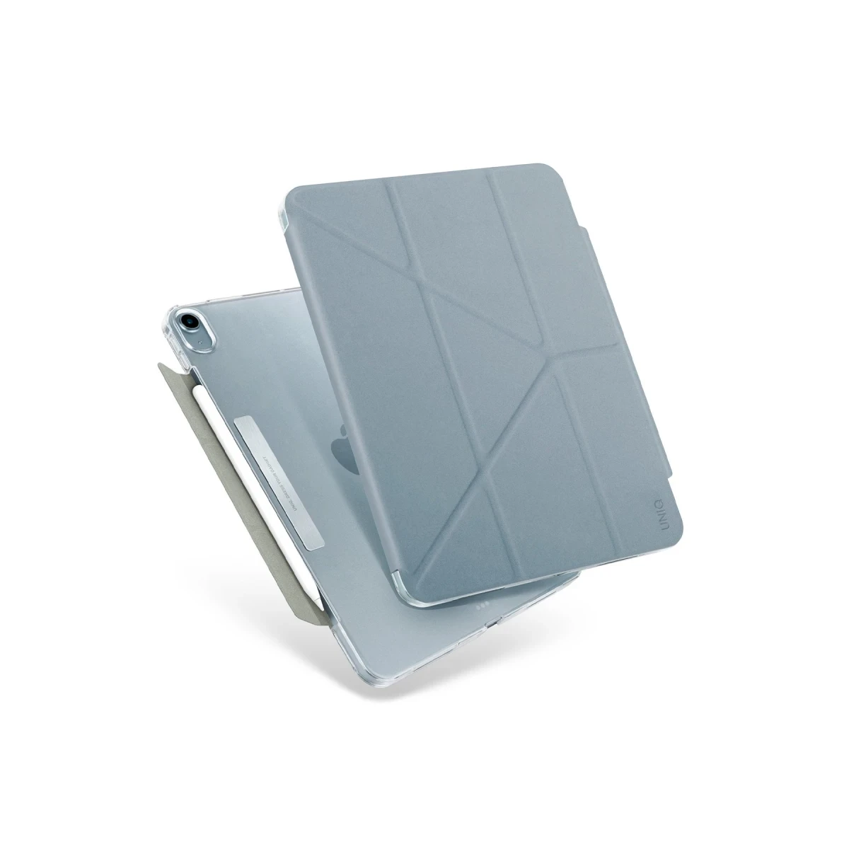 Uniq Apple iPad Air 4 10.9/iPad 2025 10.9 10.Nesil (A16) Camden Katlanabilir Tablet Kapak - Açık Mavi
