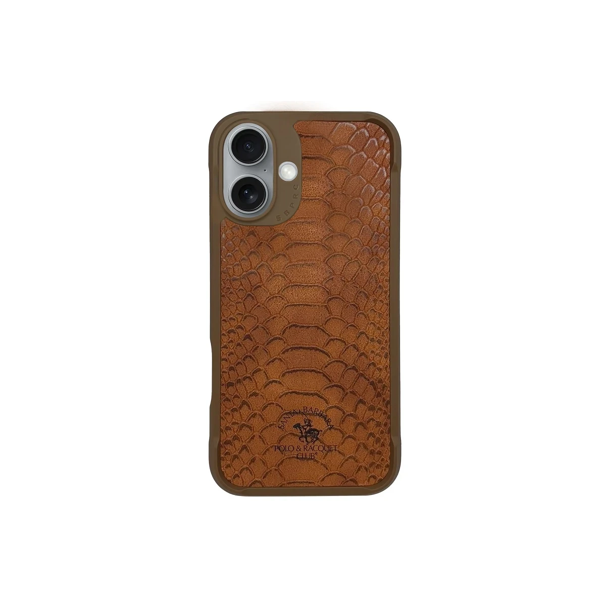 Santa Barbara Polo Racquet Club Apple iPhone 16 Plus Knight Deri Kapak - Kahverengi