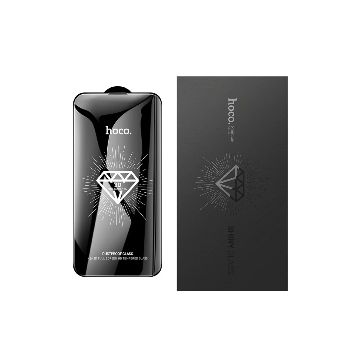 Hoco. Apple iPhone 16 Pro 3D Full Screen HD Cam Ekran Koruyucu - Siyah