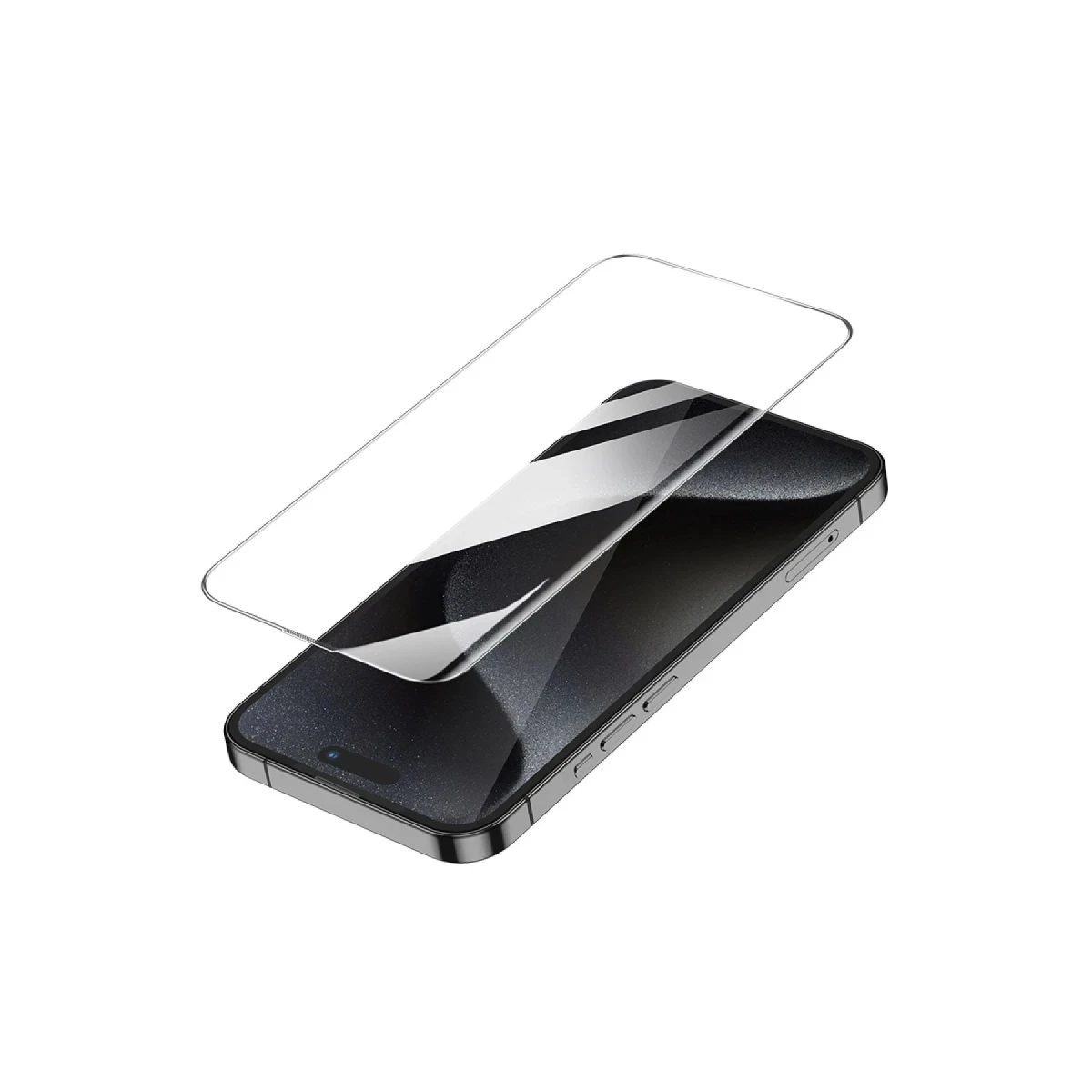 Hoco. Apple iPhone 16 Pro 3D Full Screen HD Cam Ekran Koruyucu - Siyah