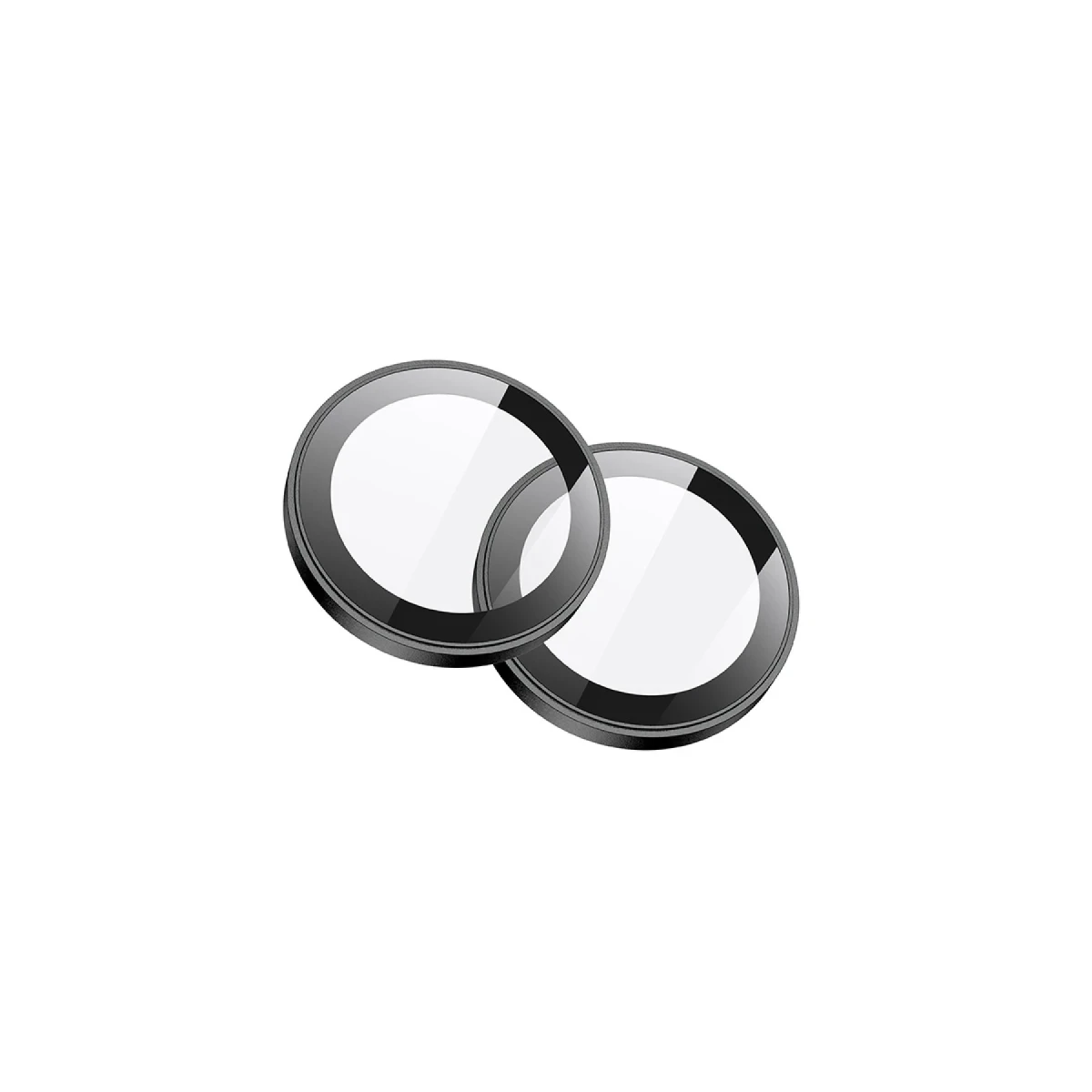 Hoco. Apple iPhone 16 3D Metal Frame Kamera Lens - Gümüş