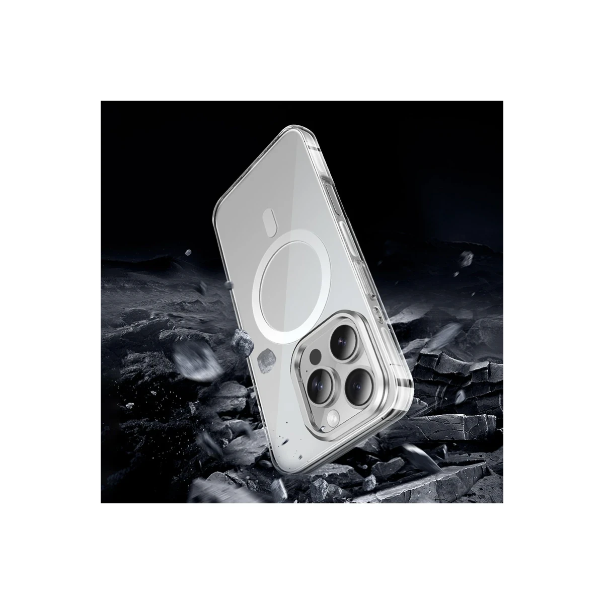 Hoco. Apple iPhone 16 Pro Max Invisible Magsafe Kapak - Şeffaf