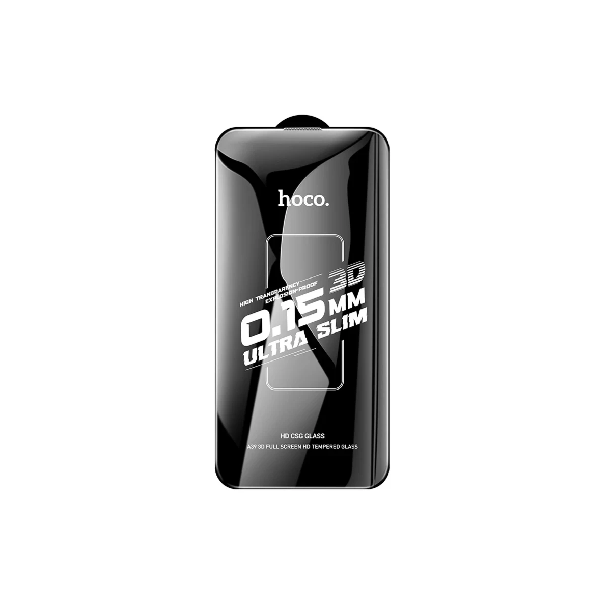 Hoco. Apple iPhone 16 Pro 3D Engraved HD Cam Ekran Koruyucu - Siyah
