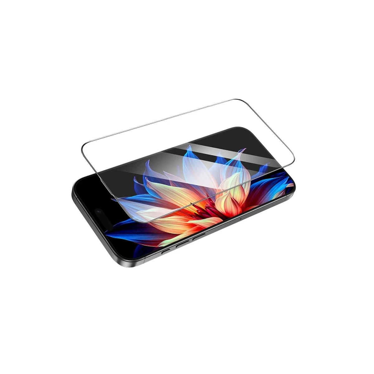 Hoco. Apple iPhone 16 Pro Max 3D Engraved HD Cam Ekran Koruyucu - Siyah