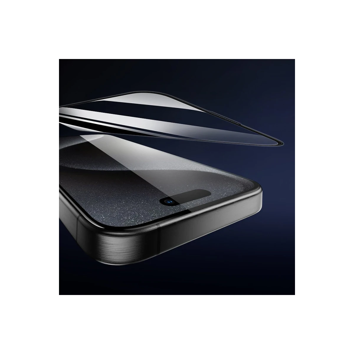 Hoco. Apple iPhone 16 Pro Max 3D Engraved HD Cam Ekran Koruyucu - Siyah