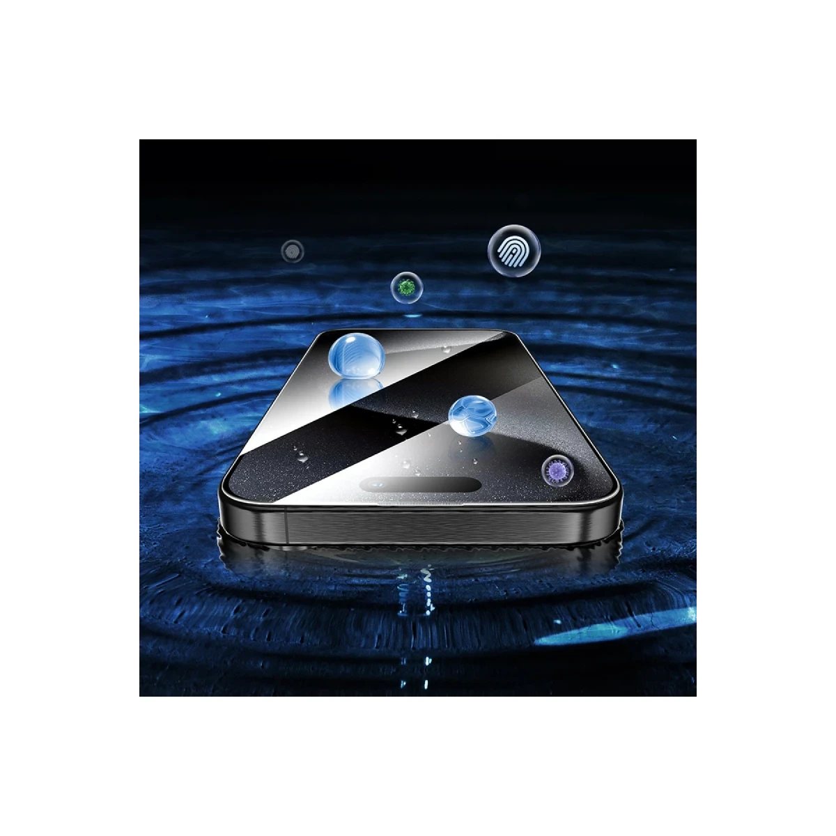 Hoco. Apple iPhone 16 Pro Max 3D Engraved HD Cam Ekran Koruyucu - Siyah