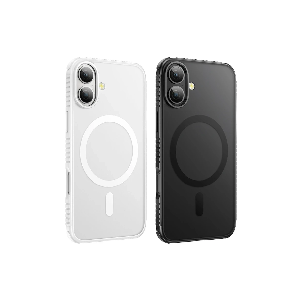 Hoco. Apple iPhone 16 Armour Antishock Protective Magsafe Kapak - Siyah