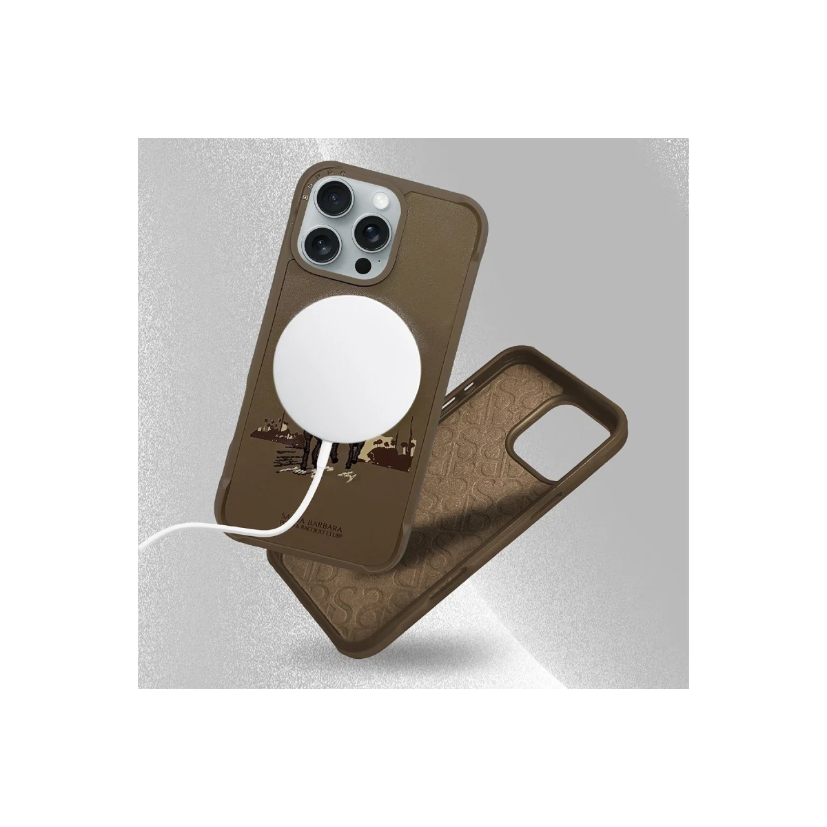 Santa Barbara Polo Racquet Club Apple iPhone 16 Virgil Magsafe Kapak - Bej