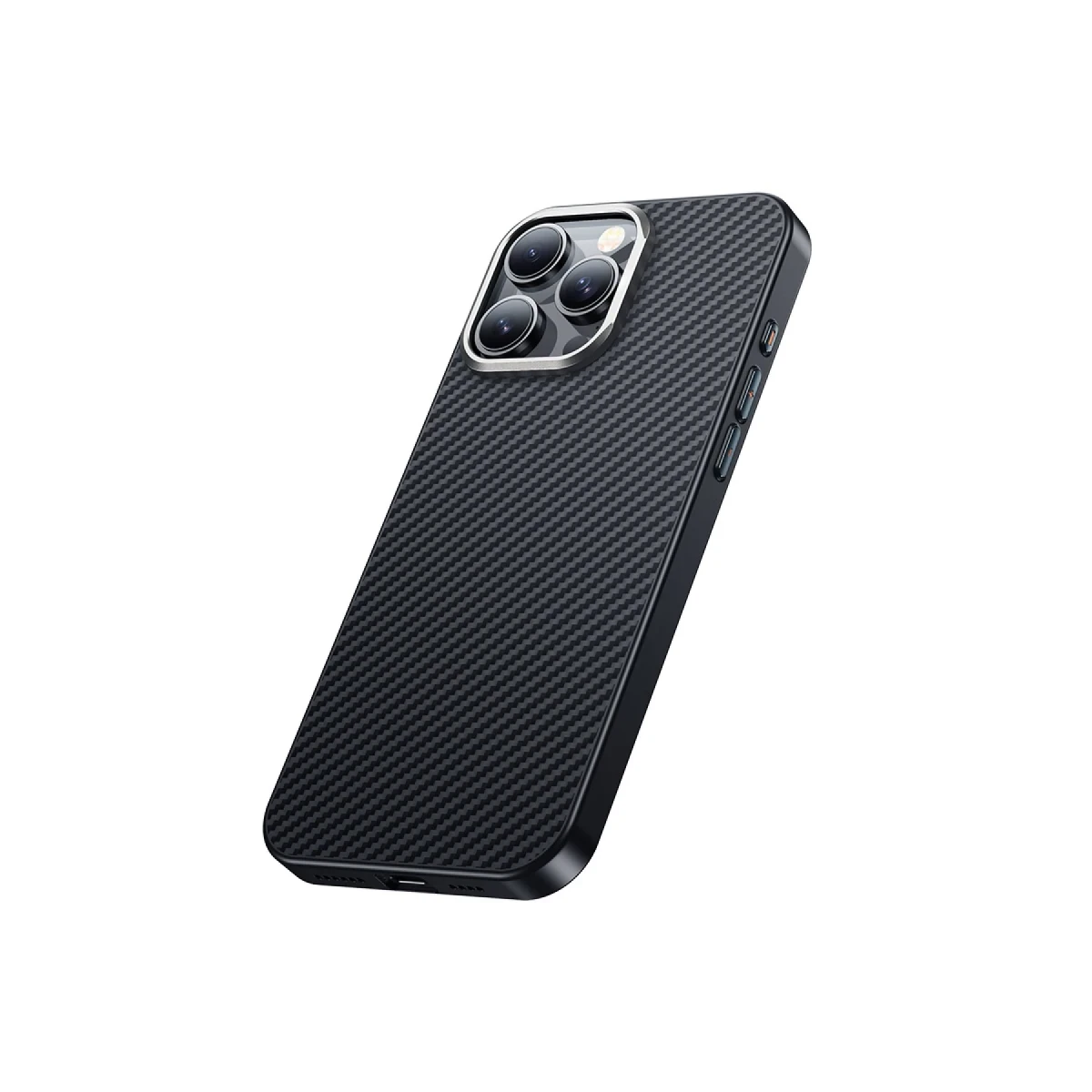 Hoco. Apple iPhone 16 Pro Max Knight Kevlar Magsafe Kapak - Siyah