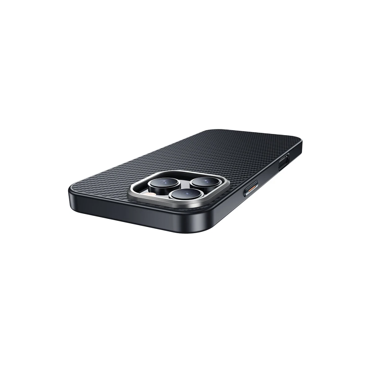 Hoco. Apple iPhone 16 Pro Max Knight Kevlar Magsafe Kapak - Siyah