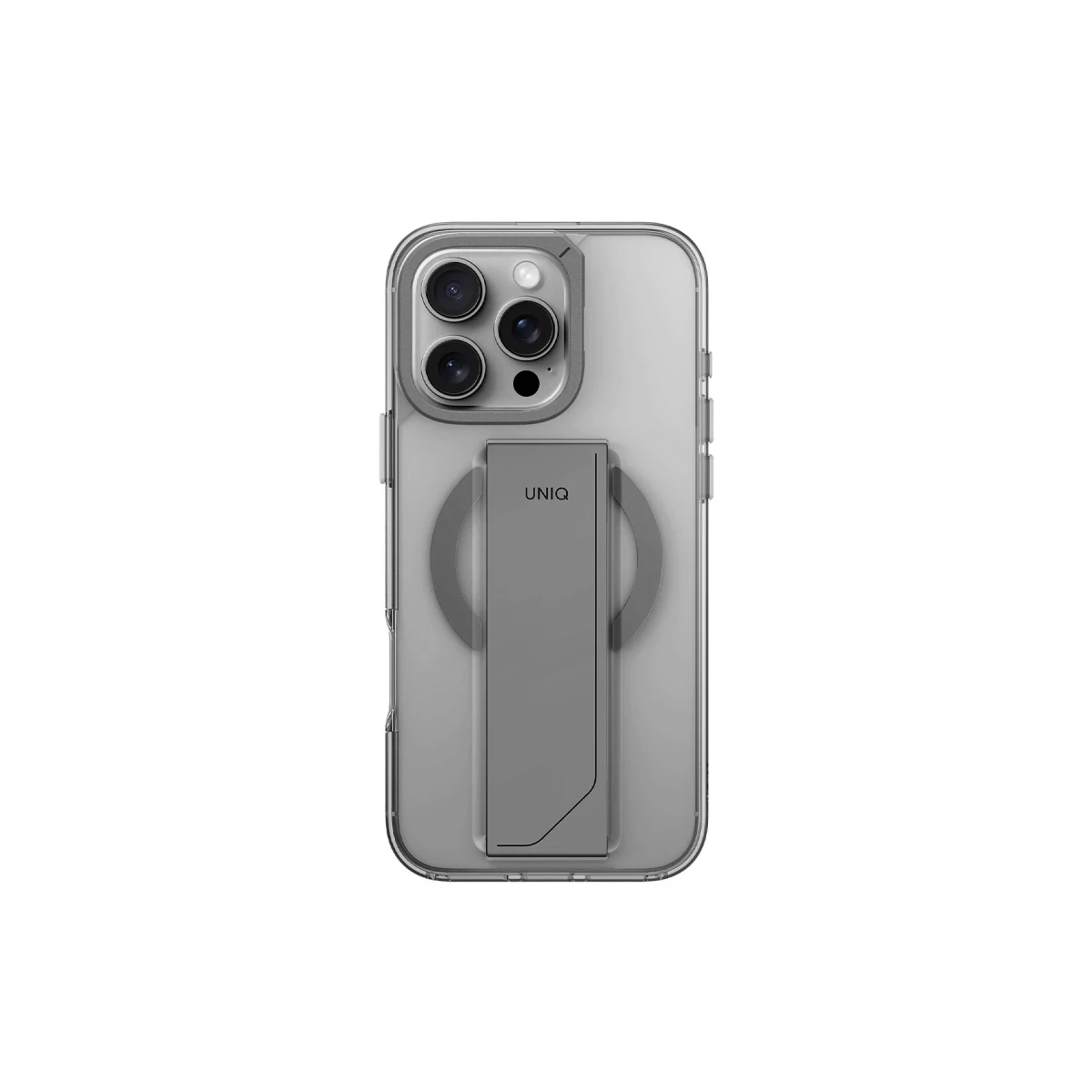 Uniq Apple iPhone 16 Pro Max Heldro Max Magsafe Standlı Kapak - Titan Gri