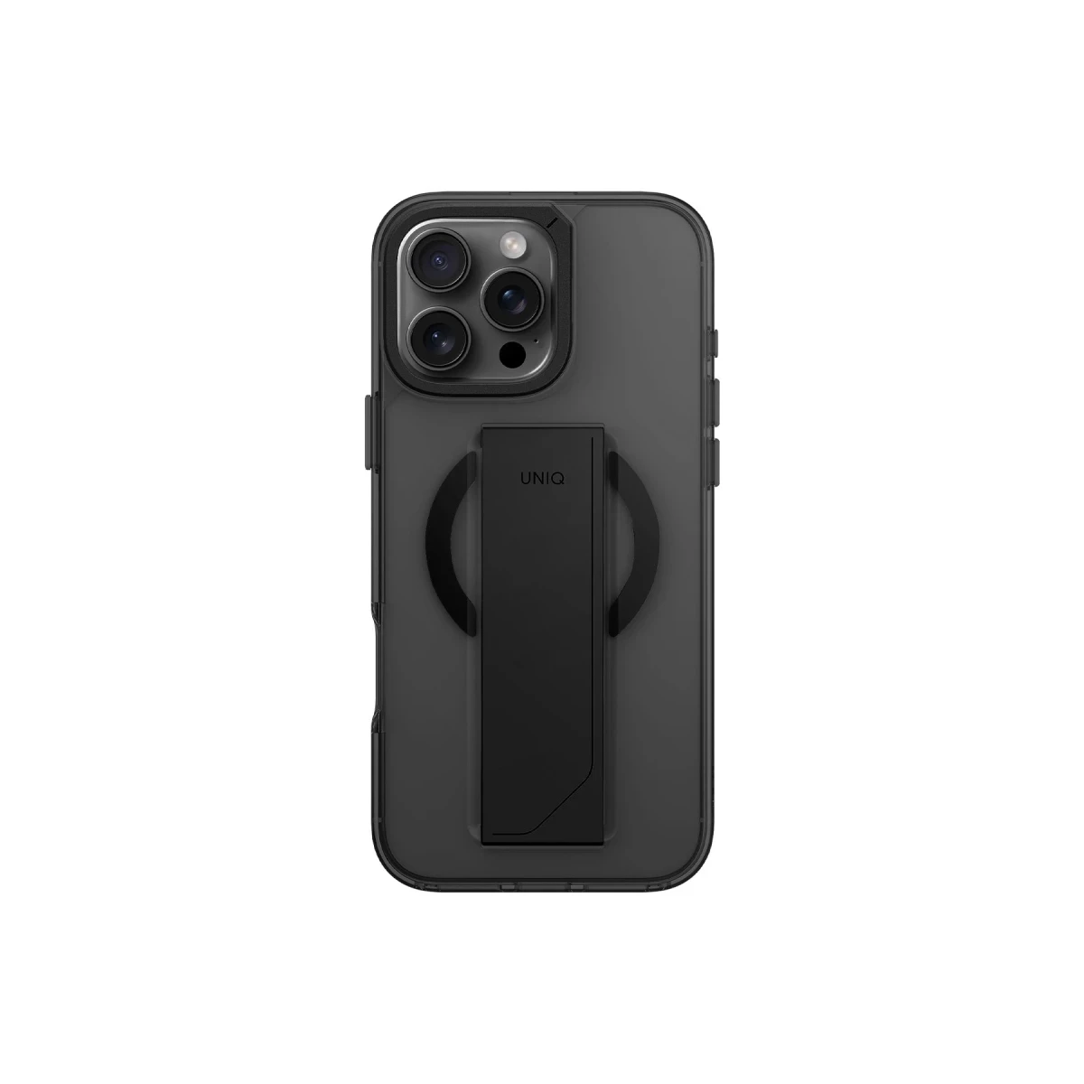 Uniq Apple iPhone 16 Pro Max Heldro Max Magsafe Standlı Kapak - Siyah